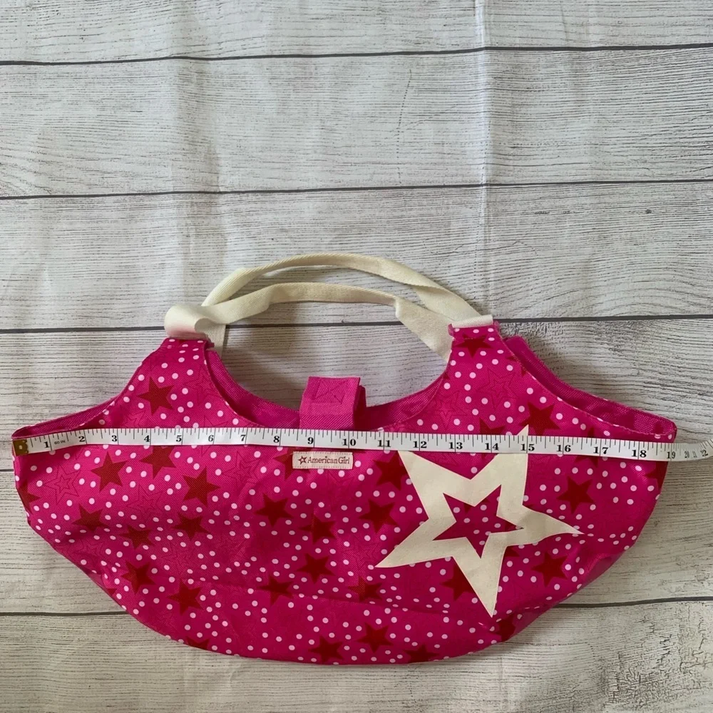 American Girl Pink Star Two Doll Tote Bag Carrier